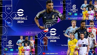 HOW TO INSTALL eFOOTBALL™ PES 2024 PPSSPP ANDROID ISO CAMERA PS5 REAL FACES KITS amp TERSNFER 2324 [upl. by Sidonius]