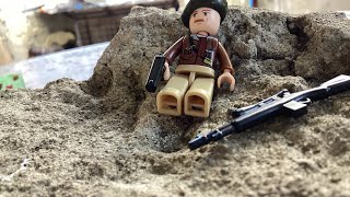 American sniper shoots german WWII Lego stopmotion [upl. by Suoivatram]