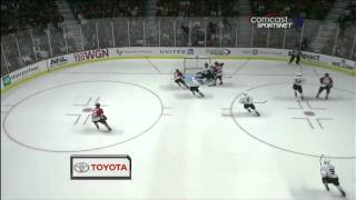 Patrick Kane sweet spinorama pass to Hossa [upl. by Nassah]