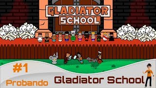 Gladiator School  Gameplay en español 1  Primer combate en la arena [upl. by Abel]