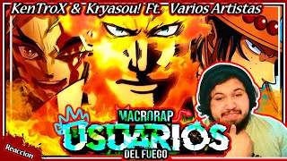 RAP de USUARIOS de FUEGO 🔥【EPIC】Macrocolabo  KenTroX amp Kryasou Ft Varios Artistas  Reaccion [upl. by Gerome]