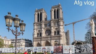 4Kwalk today￼ notreDame chorch in Paris 28 April ￼2024 [upl. by Neiht804]