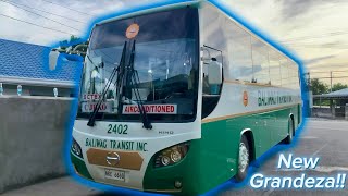 Riding BTI’s NEW GRANDEZA  Onboard Baliwag Transit Inc 2402 Long Ride  JO8EUB engine asmr [upl. by Nohsreg]