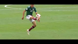 Hirving Lozano great ball control vs Brazil [upl. by Eanej]