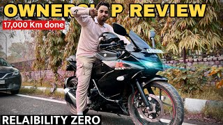 Suzuki Gixxer SF 155 Detailed Ownership Review 😱🔥  17000km done [upl. by Sheilah]