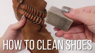 How To Clean Shoes  Tips From A Poshmark Seller [upl. by Yrnehnhoj]