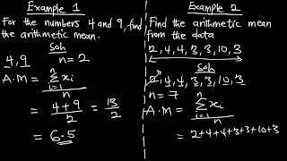 Ep 1 Arithmetic Mean for Random variables [upl. by Merriott]