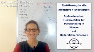 Heilpraktiker Psychotherapie Einführung in die Affektiven Störungen [upl. by Ellenoj]