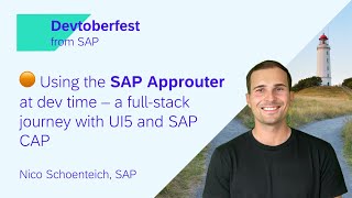 🟠 Using the SAP Approuter at dev time  a fullstack journey with UI5 and SAP CAP [upl. by Clemen]