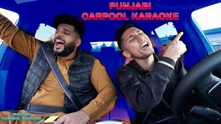 PUNJABI CARPOOL KARAOKE WITH YOUNG SOORMA THROWBACK SONGS EDITION [upl. by Charmian595]