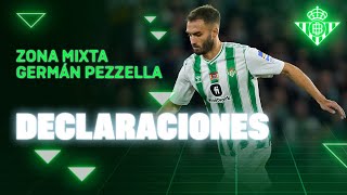 Pezzella quotLo intentamos hasta el final y tuvimos el premioquot 💪💚  Real BETIS Balompié [upl. by Olli]