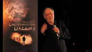 WERNER HERZOG THE CAVE OF FORGOTTEN DREAMS  CINEFAMILY [upl. by Ardnasil]