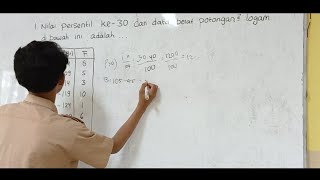 PROJEK PAS MATEMATIKA WAJIB  PERSENTIL DALAM DATA KELOMPOK [upl. by Duomham]