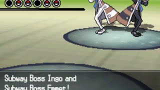 Vs Ingo and Emmet  Pokemon Blaze Black 2 Redux Challenge Mode [upl. by Fregger8]