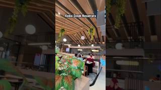 Rekomendasi tempat kuliner vibes Hotel Bintang 5  Kedai Steak Nusantara [upl. by Letch]