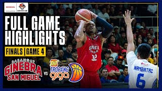 BRGY GINEBRA vs TNT  FULL GAME 4 FINALS HIGHLIGHTS  PBA SEASON 49 GOVERNORS CUP  NOV 3 2024 [upl. by Rafferty]