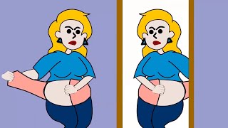 Alice Tries The SHAPEWEAR  Funny Animated Comics [upl. by Arikihs]