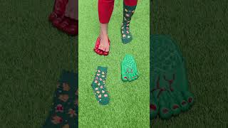 Funny Christmas socks 🧑‍🎄 love christmas funnyvideo [upl. by Ernesto]