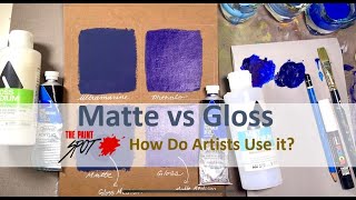 How Do Artists Use Matte vs Gloss [upl. by Klarika]