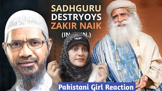 Reaction on SADHGURU DESTROYS Zakir Naiks SHIRK Branding [upl. by Nolaf]