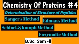 Determination Of Structure Of Peptides OR End Group Analysis NOBLECHEMISTRY [upl. by Hsejar]