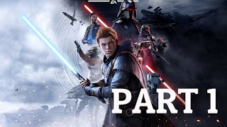 Star Wars Jedi Fallen Order  Part 1  Beginning of the Last Jedis Journey  1080p 60FPS HDR [upl. by Deerc]