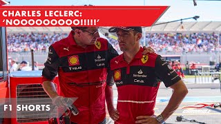 Charles Leclerc Race Radio Noooooooooooooo shorts [upl. by Carr]