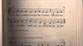 6492  Behüte mich Gott behüte mich Psalm 16 [upl. by Sumerlin]