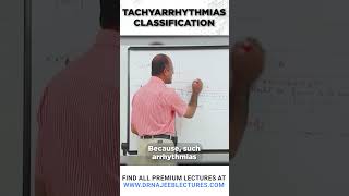 Tachyarrhythmias Classification drnajeeb drnajeeblectures youtubeshorts [upl. by Elylrac]