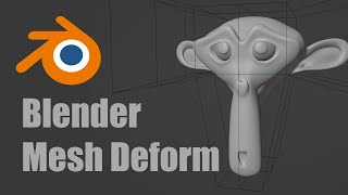 Blender Mesh Deform Modifier [upl. by Doubler]