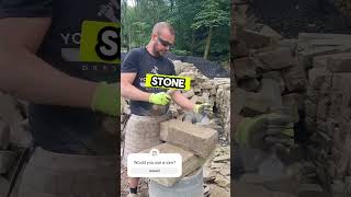 Why I dress stone by hand construction stone handmade heritage herit [upl. by Eiryt372]