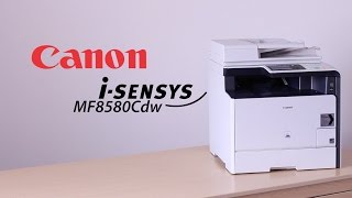 Canon iSENSYS MF8580Cdw Colour Laser MFP Review [upl. by Euqitsym]