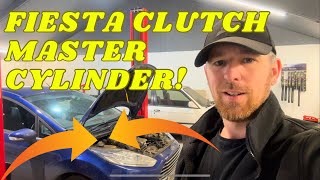 How to Change Ford Fiesta 1L EcoBoost Clutch Master Cylinder [upl. by Aidnahs661]