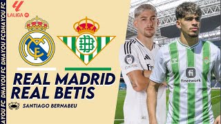 ⚪️ REAL MADRID  REAL BETIS 🟢  🚨 TRIPLÉ DE MBAPPÉ AUJOURD’HUI 🐐 🏆 CEBALLOS TITULAIRE 🤩  LIVE [upl. by Kingston]