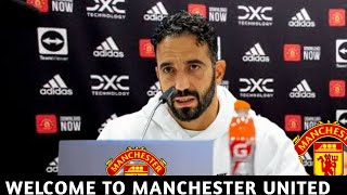 OFFICIAL✅ RUBEN AMORIM FIRST PRESS CONFERENCE  Manchester united New Coach  Man united News [upl. by Newbill]