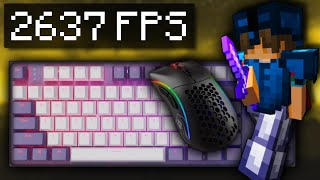 Bedwars ASMR Keyboard amp Mouse Sounds  Hypixel Bedwars [upl. by Asek]