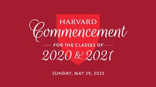 Harvard Commencement for the Classes of 2020 and 2021 [upl. by Debbra]