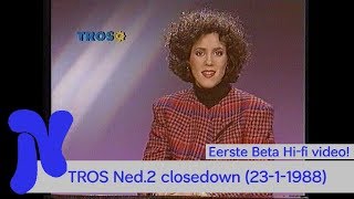 TROS  Afkondiging Marlot Bloemhard eindleader en klok 2311988 [upl. by Eydnarb521]