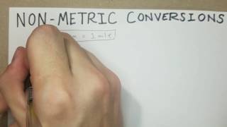 How to do NonMetric Conversions General Chemistry I [upl. by Messere]