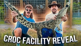 CROC FACILITY REVEAL  Capturing a NEW Nile Crocodile [upl. by Oiramal]