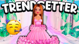 HITTING TREND SETTER ON ROBLOX DRESS TO IMPRESS IM SO HAPPY🥳 [upl. by Artinek668]