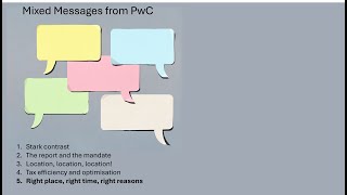 Mixed Messages From PwC  5 Right Place Right Time Right Reasons [upl. by Anaiek]