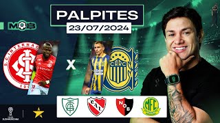 PALPITES DE FUTEBOL PARA O DIA 23 07 2024  BILHETE PRONTO TERÇOU NO MUNDO BET [upl. by Cutty]