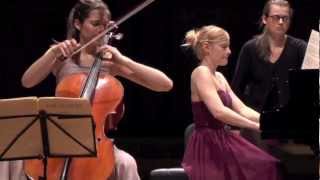 Brahms Cello Sonata op38 2d mvt Camille Thomas and Beatrice Berrut [upl. by Willabella196]