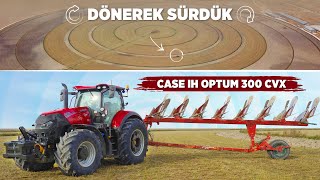 Case IH Optum 300 CVX ile DÃ–NEREK SÃœRDÃœK [upl. by Steffin]