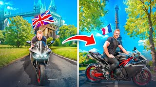 Riding my NEW Superbike from London to Paris [upl. by Htenaj162]