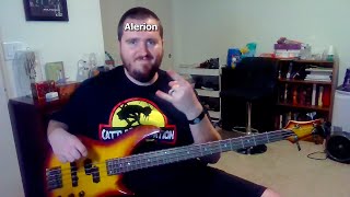 Alerion by Asking Alexandria Bass Cover [upl. by Kutzer817]