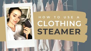 Steaming Polyester Linen amp More How To Steam Your Clothes [upl. by Ariajay]