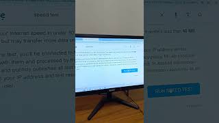 How to check internet speed Internet speed problem solve just in one click internet ytshort [upl. by Anuaek]