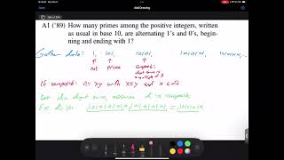 Math331Fa24 Lec26 PutnamA1 II [upl. by Asehr]